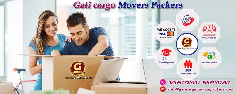 Original Gati Cargo Movers Packers home moving banner