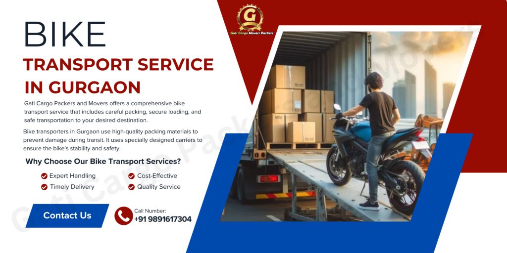 bike transport service in gurgaon